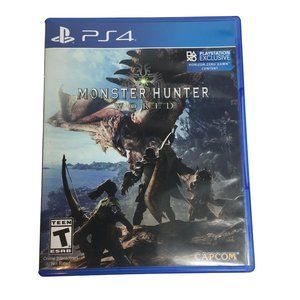 Monster Hunter World PlayStation 4 2018) PS4 CapCon Teen Video Game Dragons